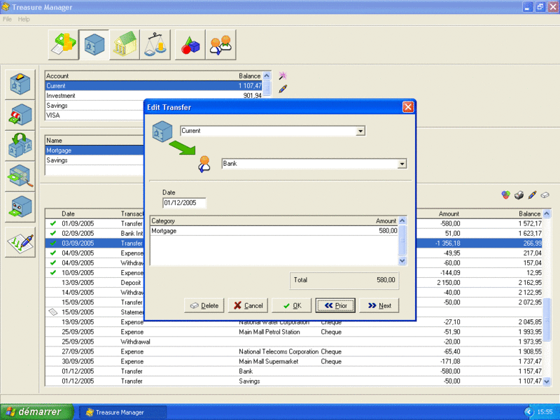 Treasure Manager Screenshot